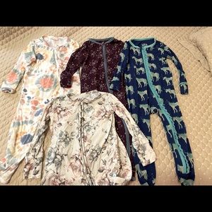 Angel dear, posh peanut, kickee pants pjs lot 12-18m